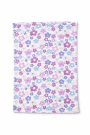 Prekrivač polar 100x75 bela ljubičasta