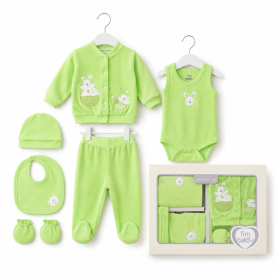 6-delni set -zelena 68