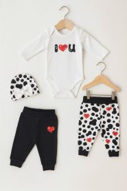 set" I LOVE YOU"- bela teget 62,68,74