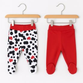 Pantalonice dezen 2/1-crveno-teget