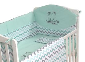 Posteljina punjena Bebi"S"-mint