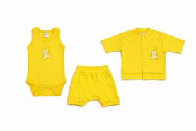 Bebi set kratak rukav sv žuta 68