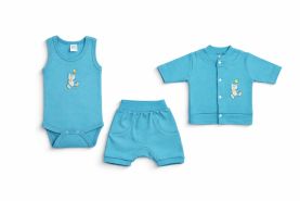Bebi set kratak rukav zelena 68