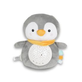 Moni Toys Noćna lampa - bela buka i projektor Snuggly Penguin